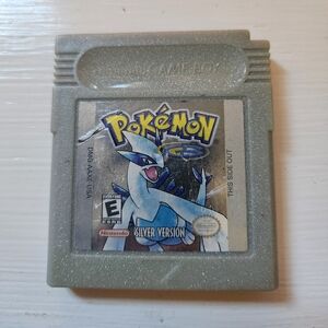 Pokemon Silver Version Gameboy Game